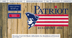 Desktop Screenshot of patriotdiscountoil.com